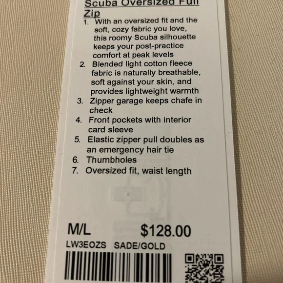 Lululemon oversized full zip - Picture 4 of 4